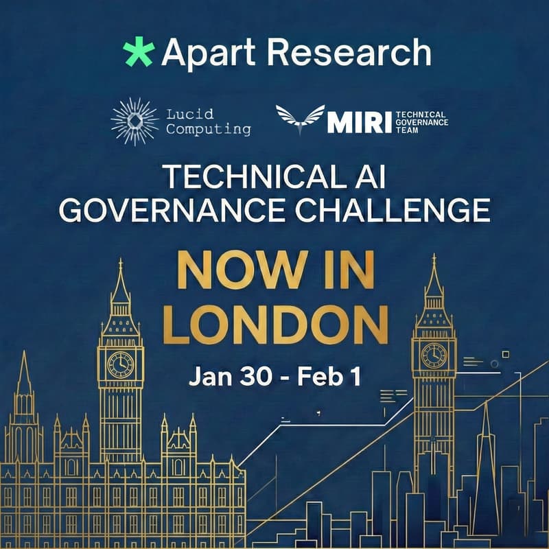 Cover Image for The Technical AI Governance Challenge - London - Apart Research