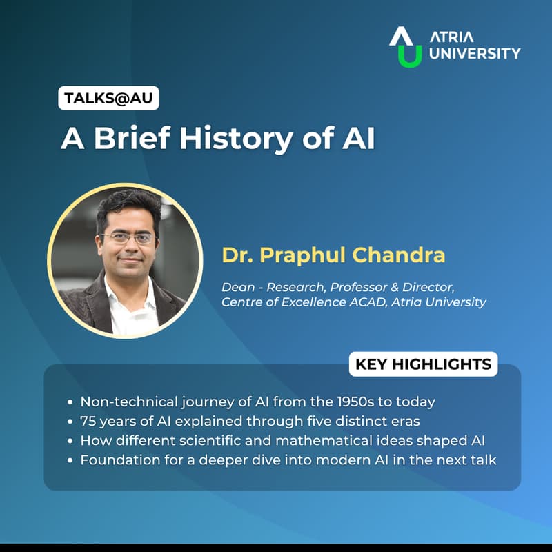 Cover Image for A Brief History of AI | Talks @ AU