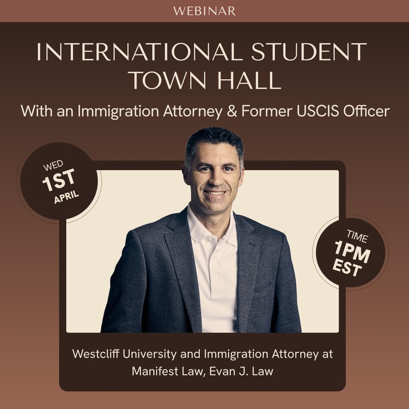 Cover Image for International Student Town Hall with an Immigration Attorney