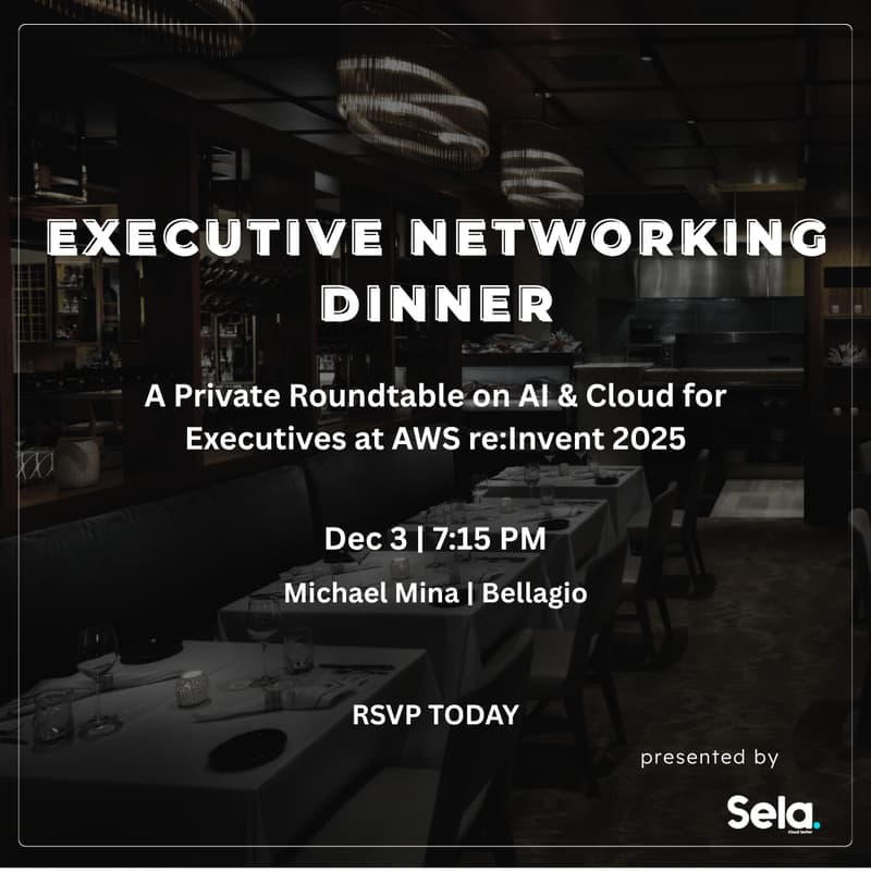 Cover Image for Executive Networking Dinner: AI & Cloud Roundtable for Executives on AWS