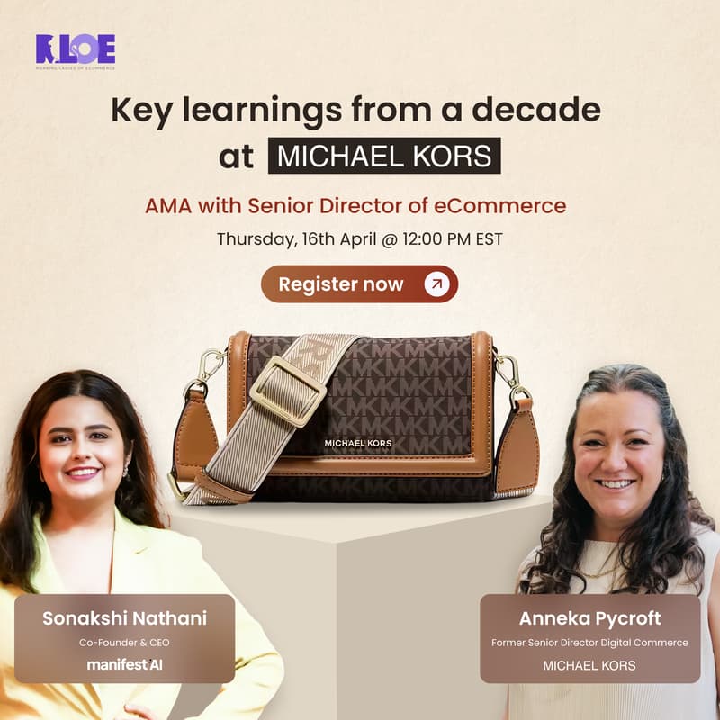 Cover Image for Key Learnings from a Decade at Michael Kors | AMA with Senior Director of eComm