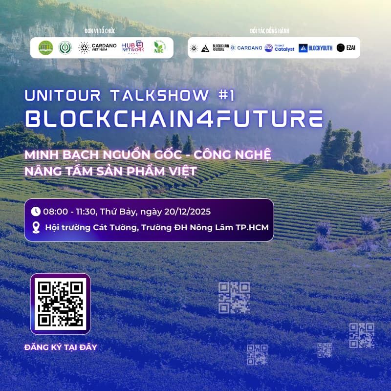 Cover Image for Blockchain4Future Unitour #1 - NLUHCM