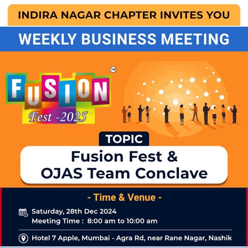 Cover Image for BBNG Indiranagar Chapter Weekly Business Meeting