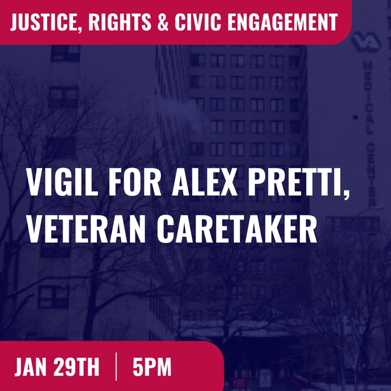 Cover Image for Vigil For Alex Pretti | Veteran Caretaker