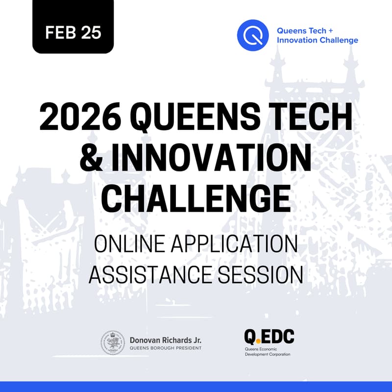 Cover Image for 2026 Queens Tech+ Innovation Challenge Application Assistance Session