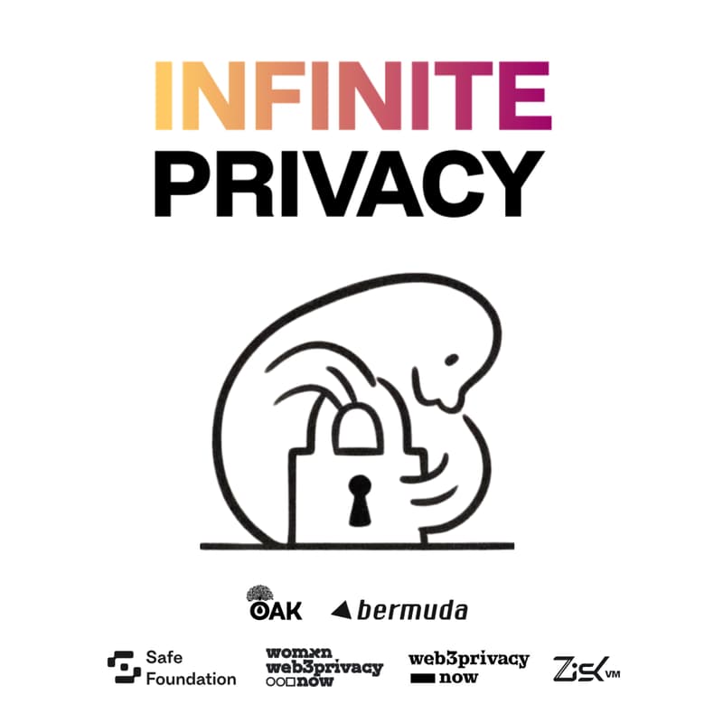 Cover Image for Infinite Privacy - by Oak Security & Bermuda feat. Safe, W3PN, WinPrivacy, Jordi Baylina (ZisK)