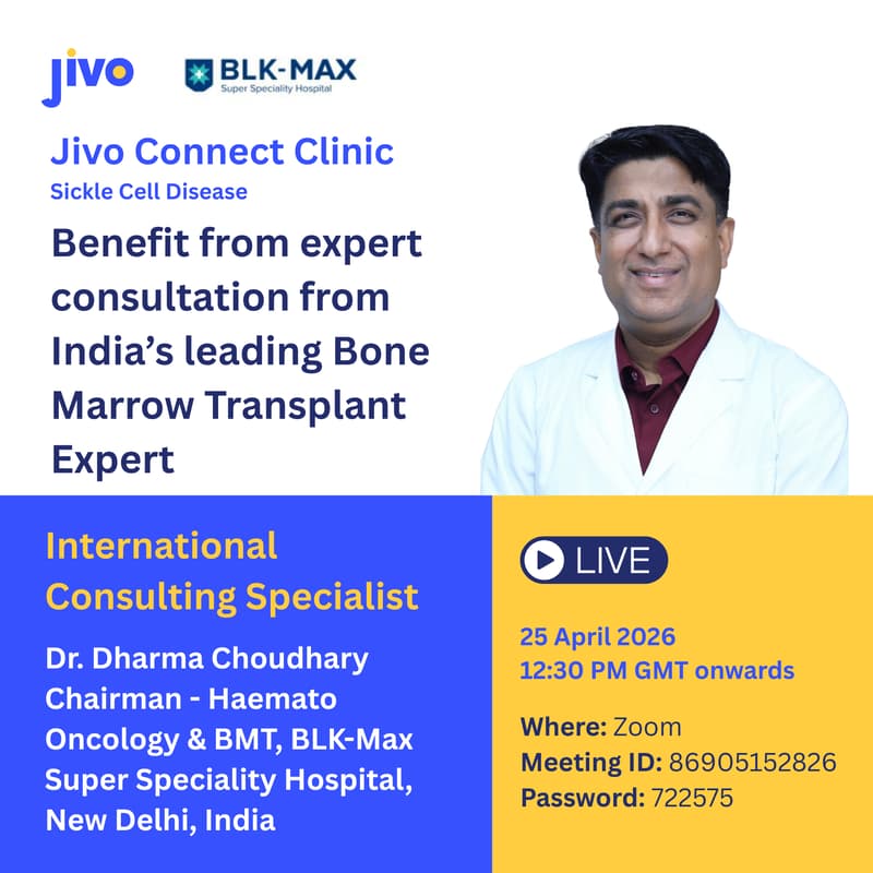 Cover Image for Jivo Connect Clinic - Sickle Cell Disease