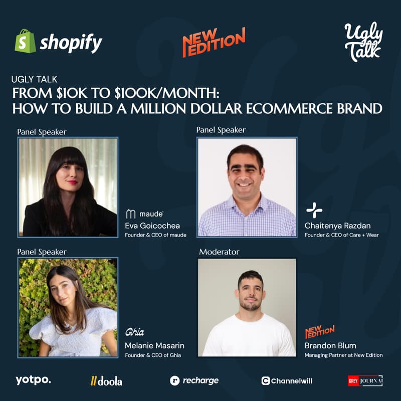 Cover Image for UGLY TALK: FROM $10K TO $100K/MONTH: HOW TO BUILD A SEVEN-FIGURE ECOMMERCE BRAND