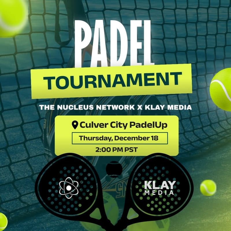 Cover Image for Padel Tournament (The Nucleus Network x Klay Media)