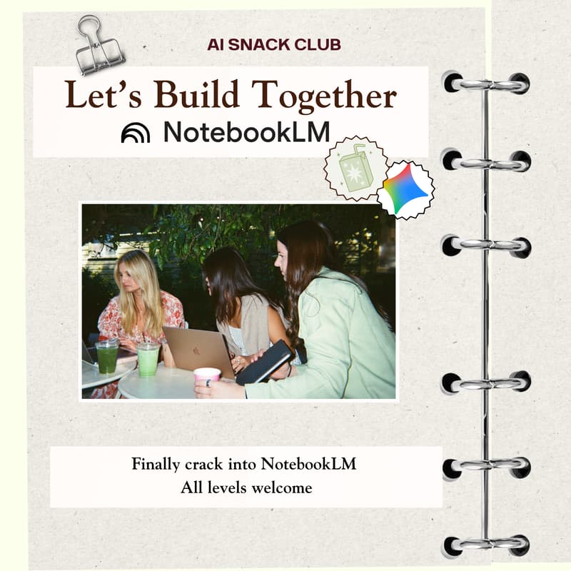 Cover Image for Let's Build Together: NotebookLM