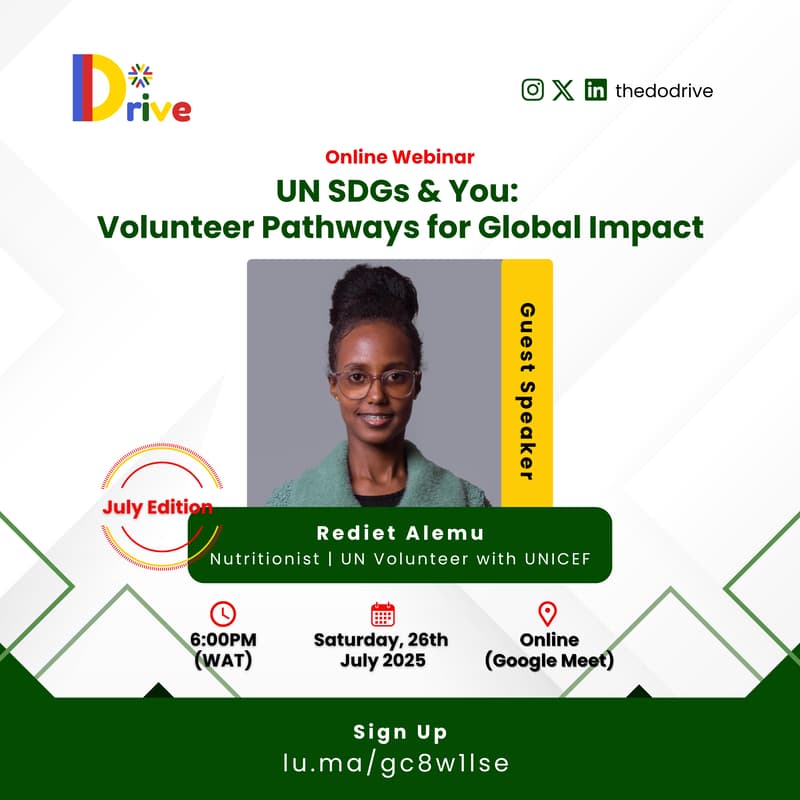 Cover Image for UN SDGs & You: Volunteer Pathways for Global Impact
