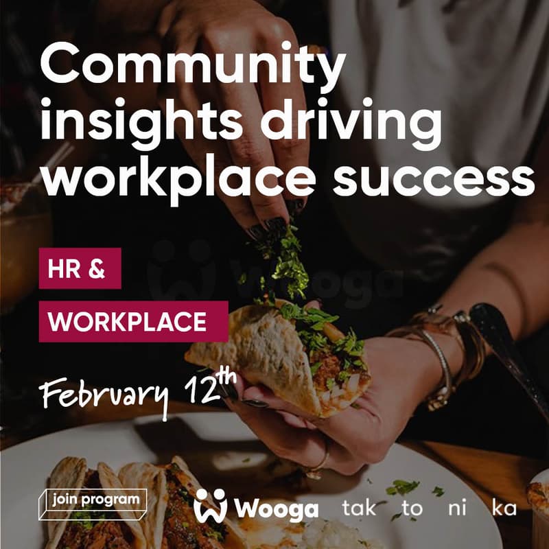 Cover Image for HR & Workplace Dinner by Join Program | Community Insights Driving Workplace Success