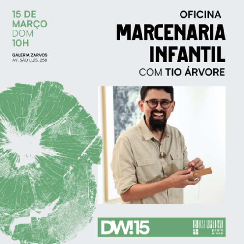 Cover Image for Oficina de Marcenaria Infantil com Tio Árvore