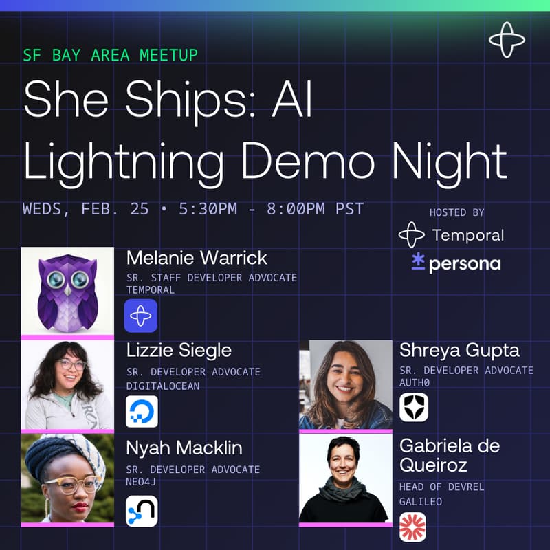 Cover Image for She Ships: AI Lightning Demo Night