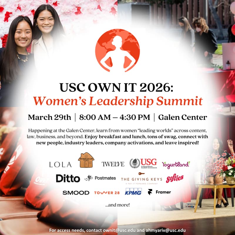 Cover Image for USC OWN IT 2026: Women’s Leadership Summit