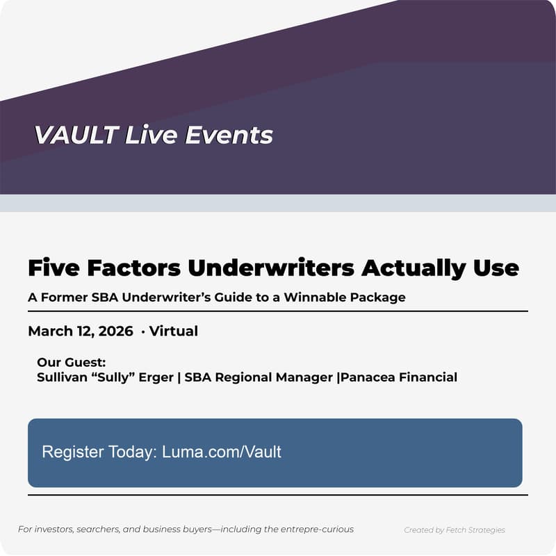 Cover Image for Five Factors Underwriters Actually Use: A Former SBA Underwriter’s Guide to a Winnable Package