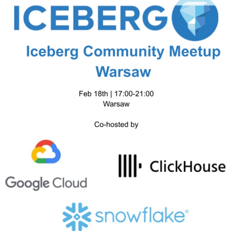Cover Image for Apache Iceberg™ Europe Community Meetup - Feb 2026 Warsaw