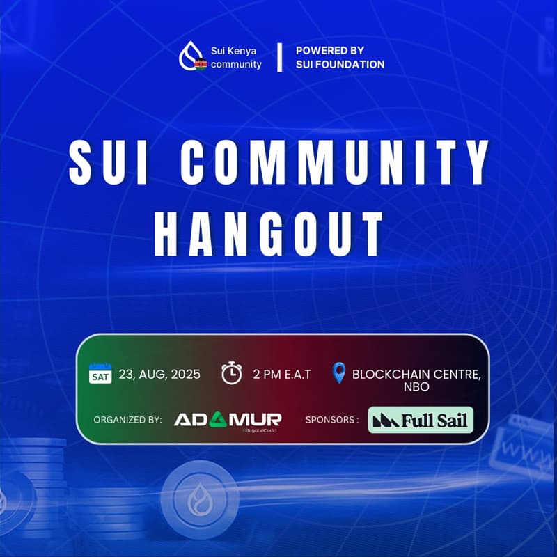 Cover Image for Sui Kenya Community Hangout