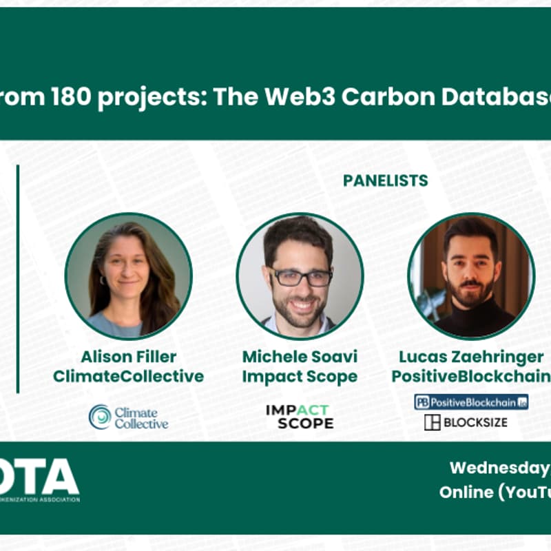 Cover Image for Takeaways from 180 projects: The Web3 Carbon Database