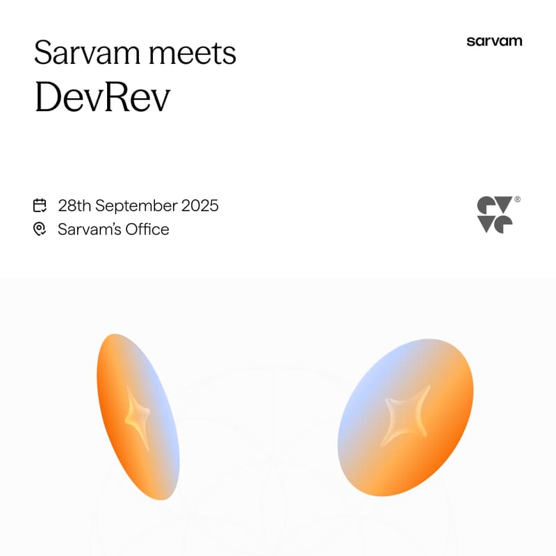 Cover Image for Sarvam + DevRev = Magic ✨