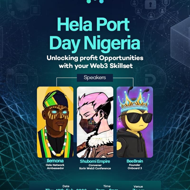 Cover Image for HeLa PORT Day ✦ Kwara, Nigeria   ✦