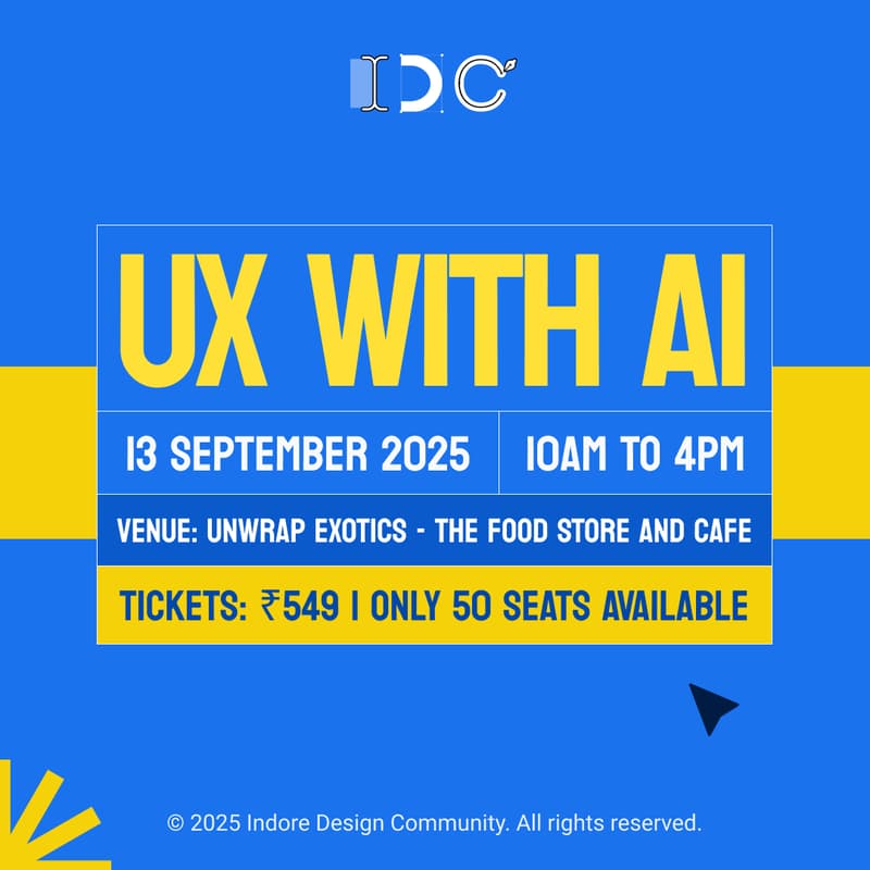 Cover Image for UX with AI – Indore’s UX Event
