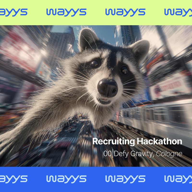 Cover Image for wayys Recruiting Hackathon 00 | "Defy Gravity", Cologne