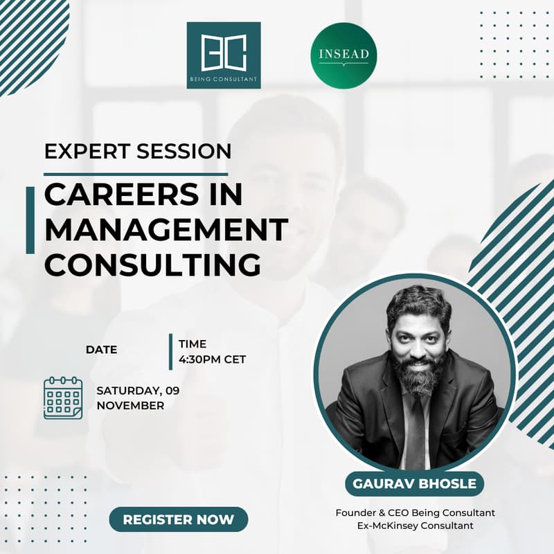 Cover Image for Expert Session on Careers in Management Consulting with Gaurav Bhosle