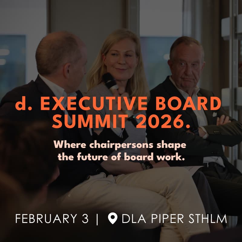 Omslagsbild för d. EXECUTIVE BOARD  SUMMIT 2026.