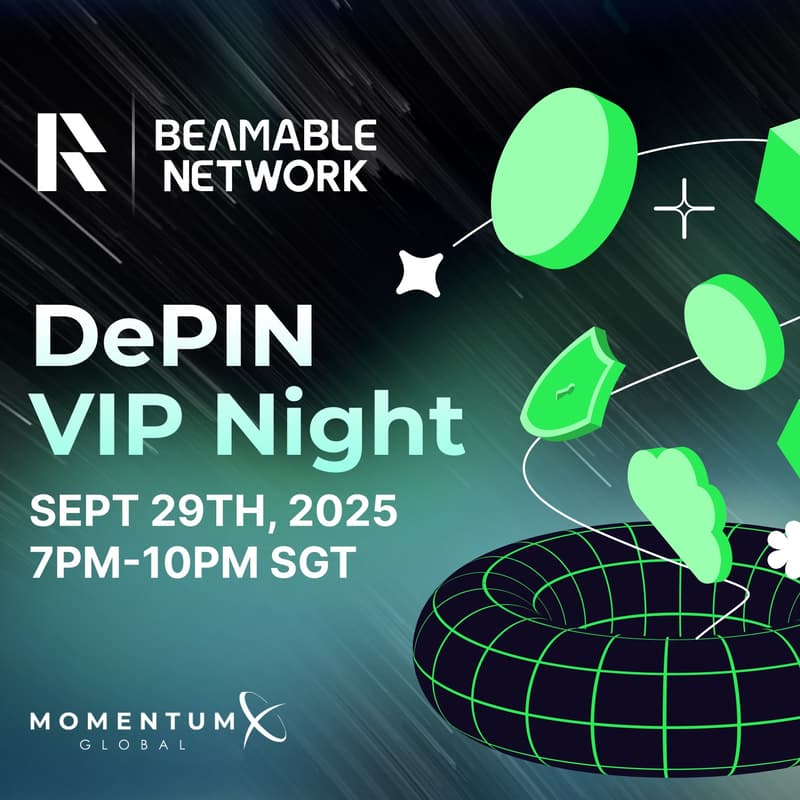 Cover Image for DePIN VIP Night by Beamable & Reform DAO