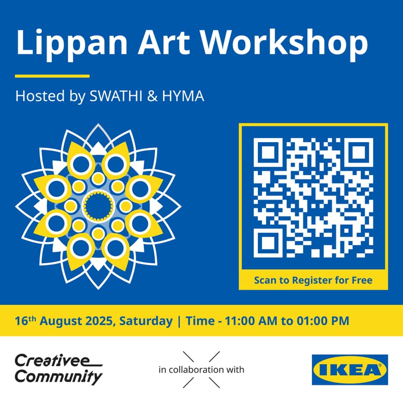 Cover Image for Lippan Art Workshop @ IKEA by Creativee Community🎨✨