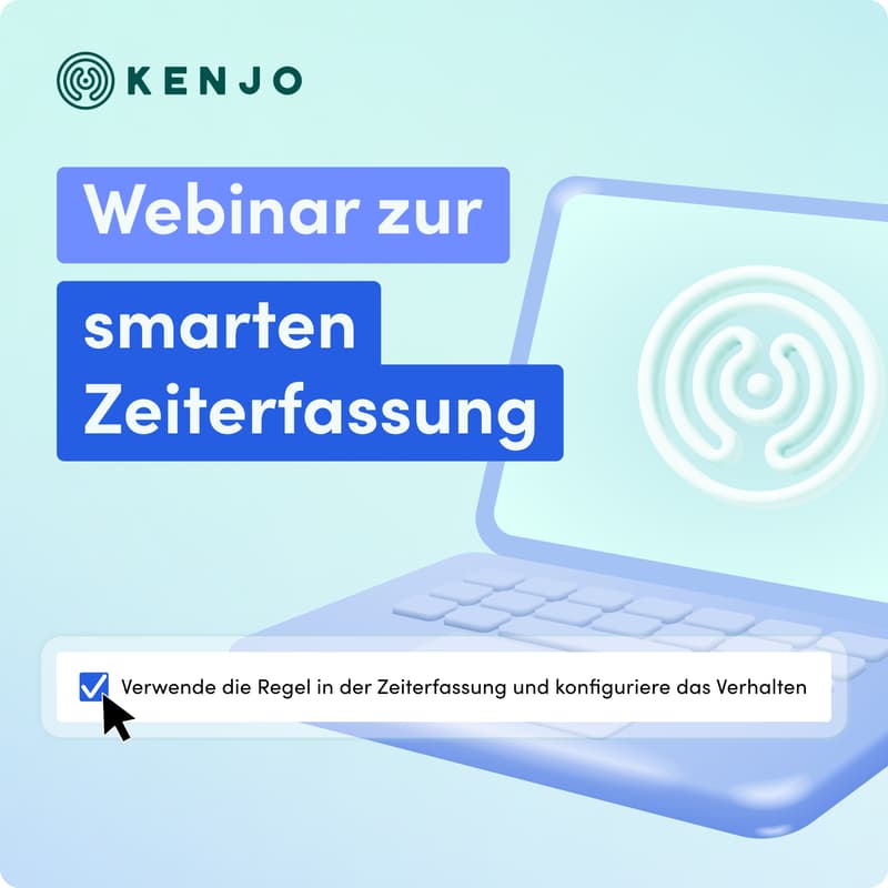 Cover Image for Intelligente Zeiterfassung mit Kenjo
