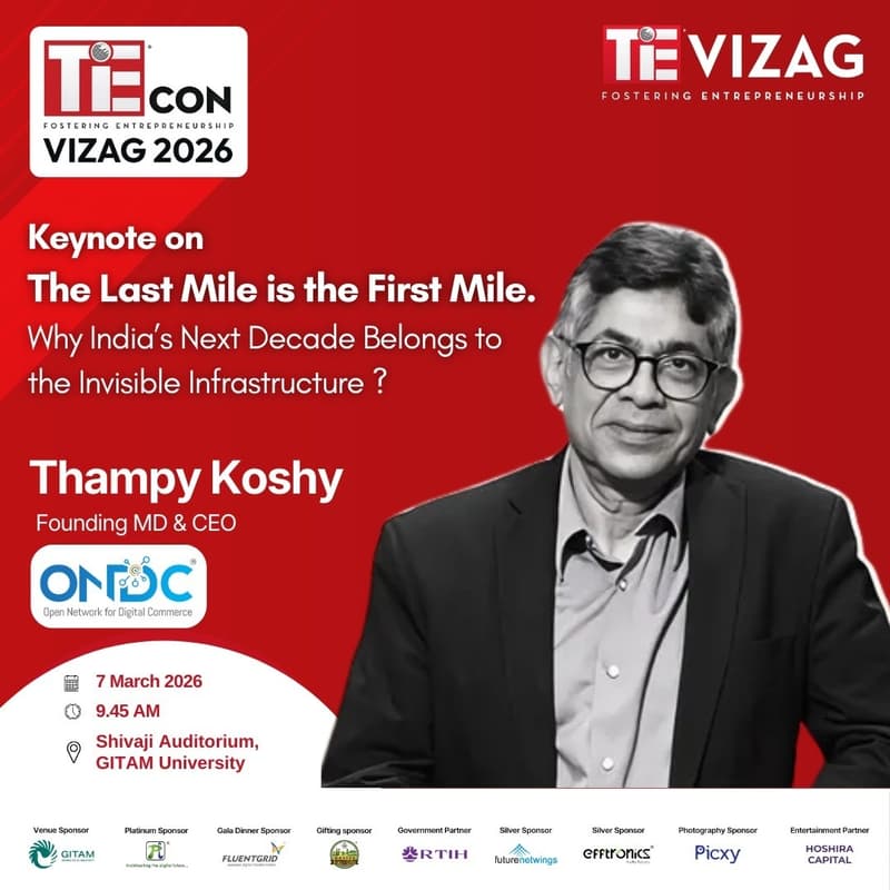 Cover Image for The last Mile Is The First Mile - Thampy Koshy, MD & CEO, ONDC
