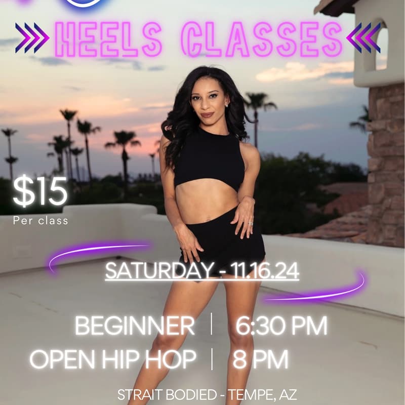 Cover Image for Open Level Hip Hop Heels - 11.16.24