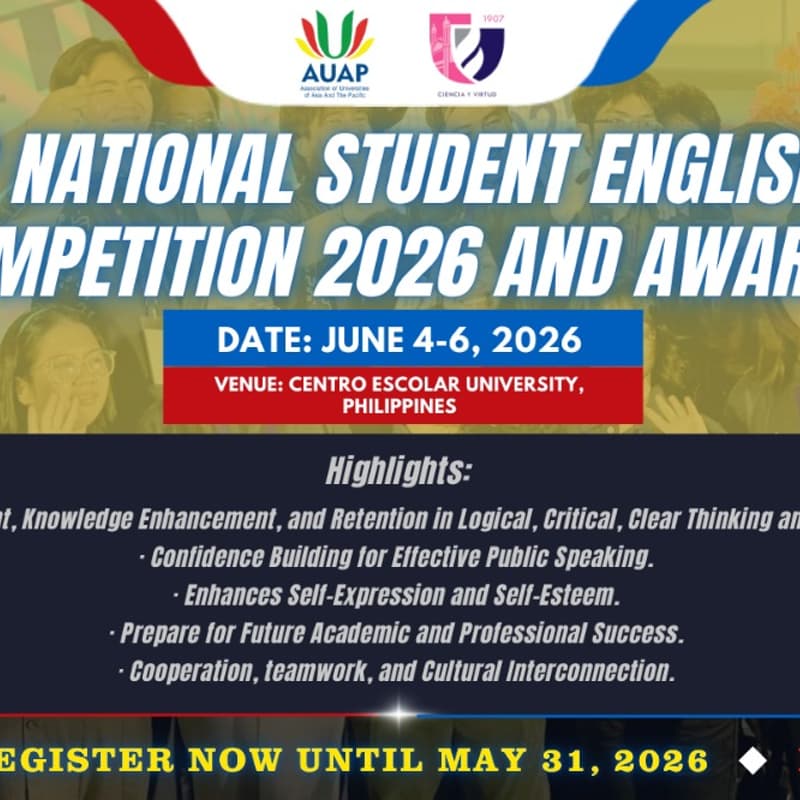 Cover Image for 1st AUAP National Student English Debate Competition 2026 and Awards