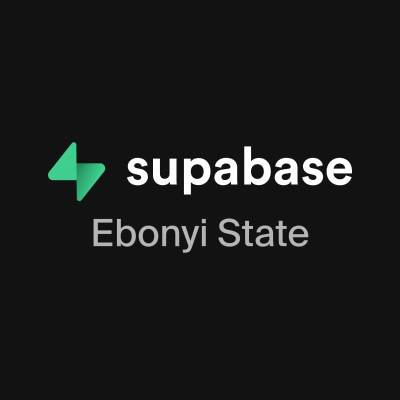 Cover Image for Ebonyi State, Nigeria - Supabase Meetup