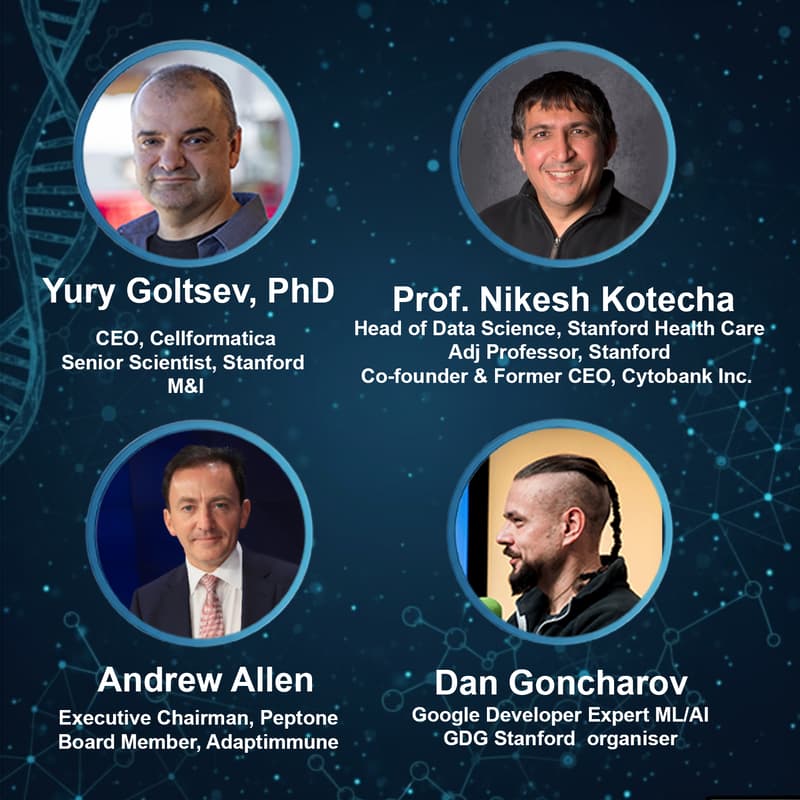 Cover Image for "AI + Bio" Speaker Series [at Stanford in-person]