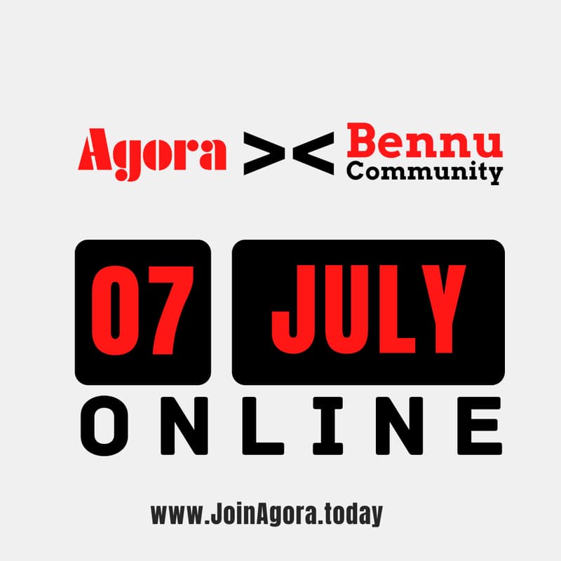 Cover Image for Agora x Bennu Community — Online Edition