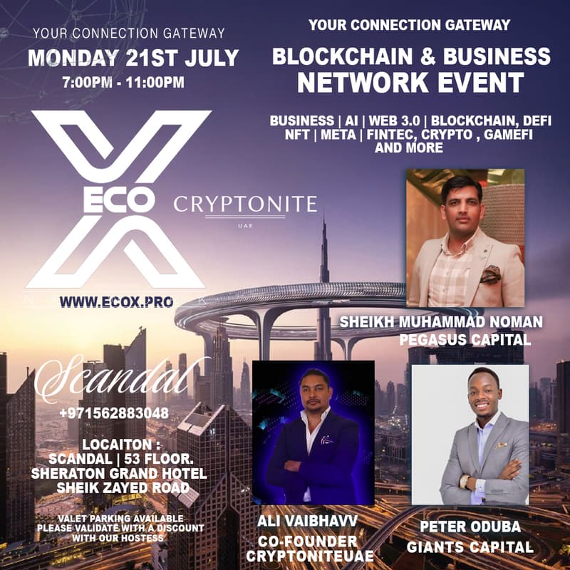 Cover Image for EcoX - Blockchain & Business Meetup