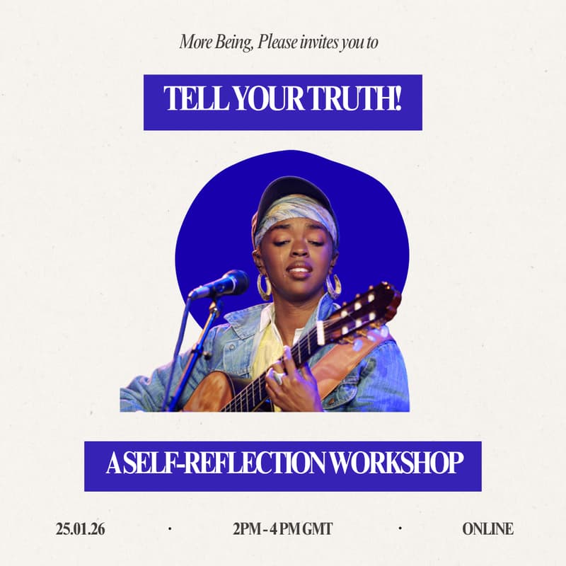 Cover Image for Tell Your Truth! A Self-Reflection Workshop