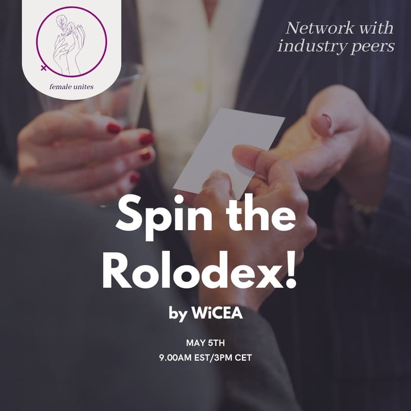 Cover Image for Spin the Rolodex: Industry-Wide Networking (Allies Welcome!)