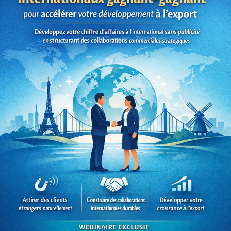 Cover Image for Créer des partenariats internationaux gagnant-gagnant dans les Sciences de la vie pour développer votre chiffre d'affaires - sans publicité