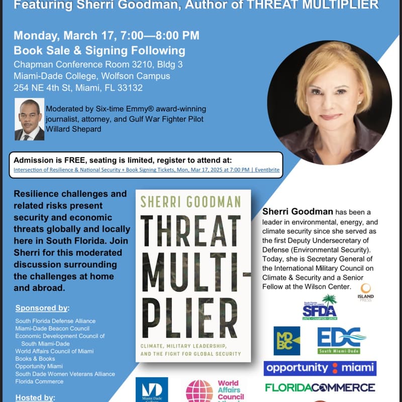 Cover Image for Resilience & National Security Hosted By South Florida Defense Alliance