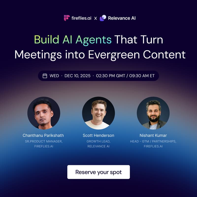 Cover Image for Build AI Agents That Turn Fireflies Meetings Into Evergreen Content