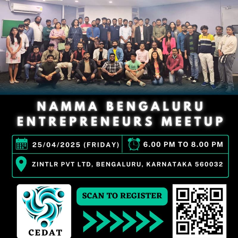 Cover Image for Namma Bengaluru Entrepreneurs Meetup