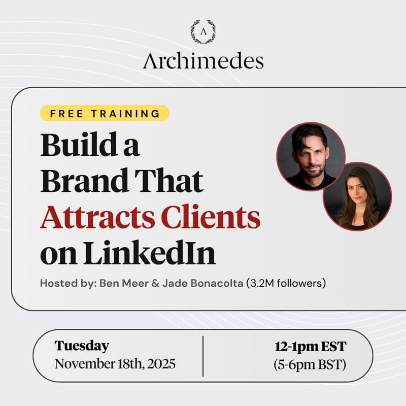 Cover Image for Define Your Niche & Attract Clients on LinkedIn [Free Training]