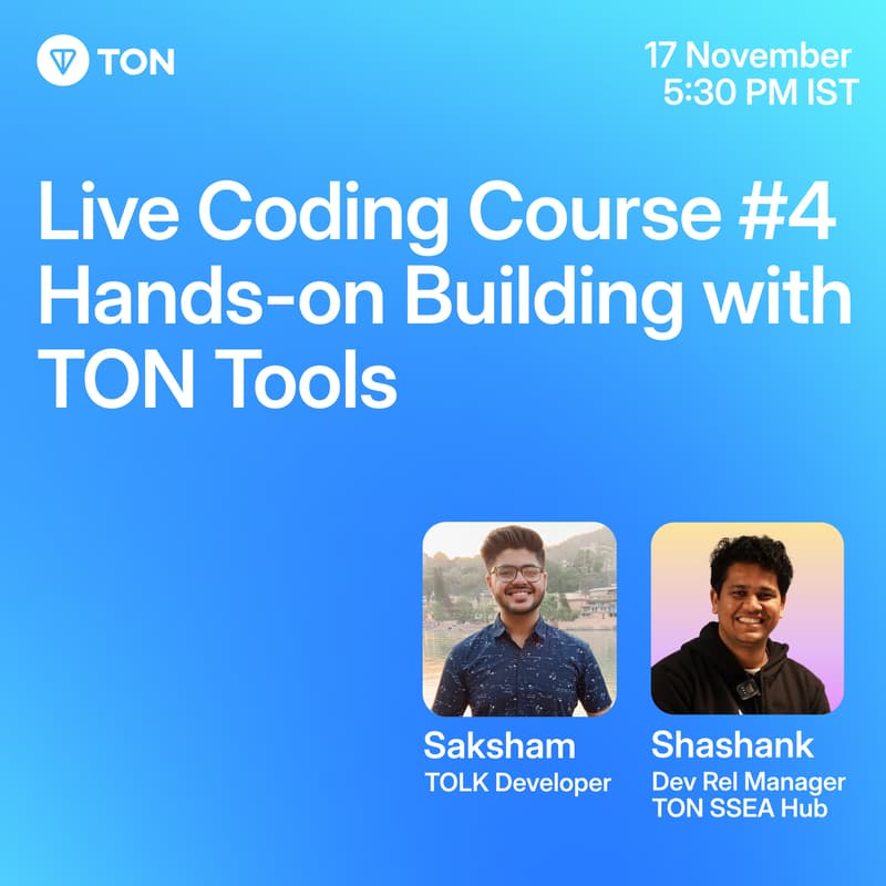 Cover Image for TON SSEA Hub | Live Coding Course #4