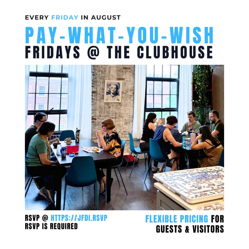 Cover Image for Pay-What-You-Wish Friday