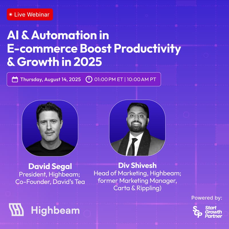 Cover Image for AI & Automation in E-commerce—Boost Productivity & Growth in 2025