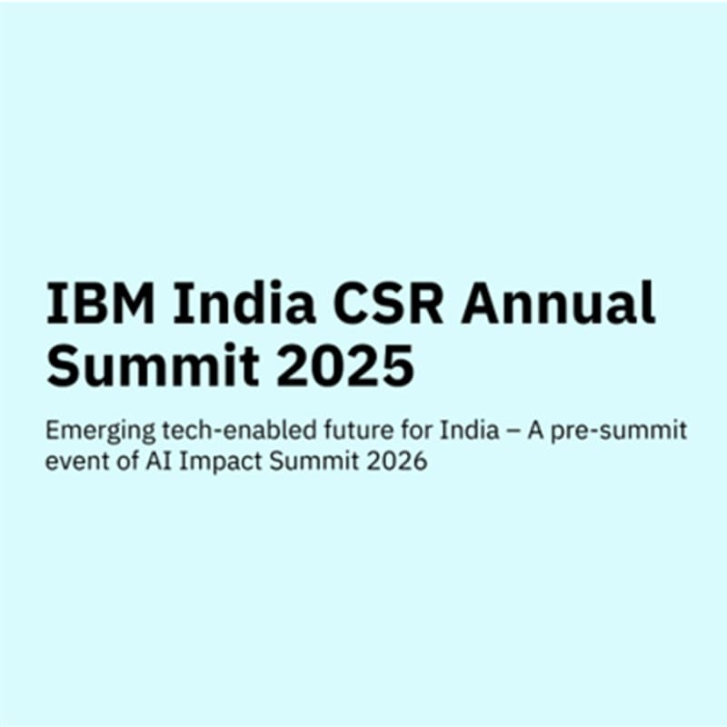 Cover Image for IBM India CSR Annual Summit 2025